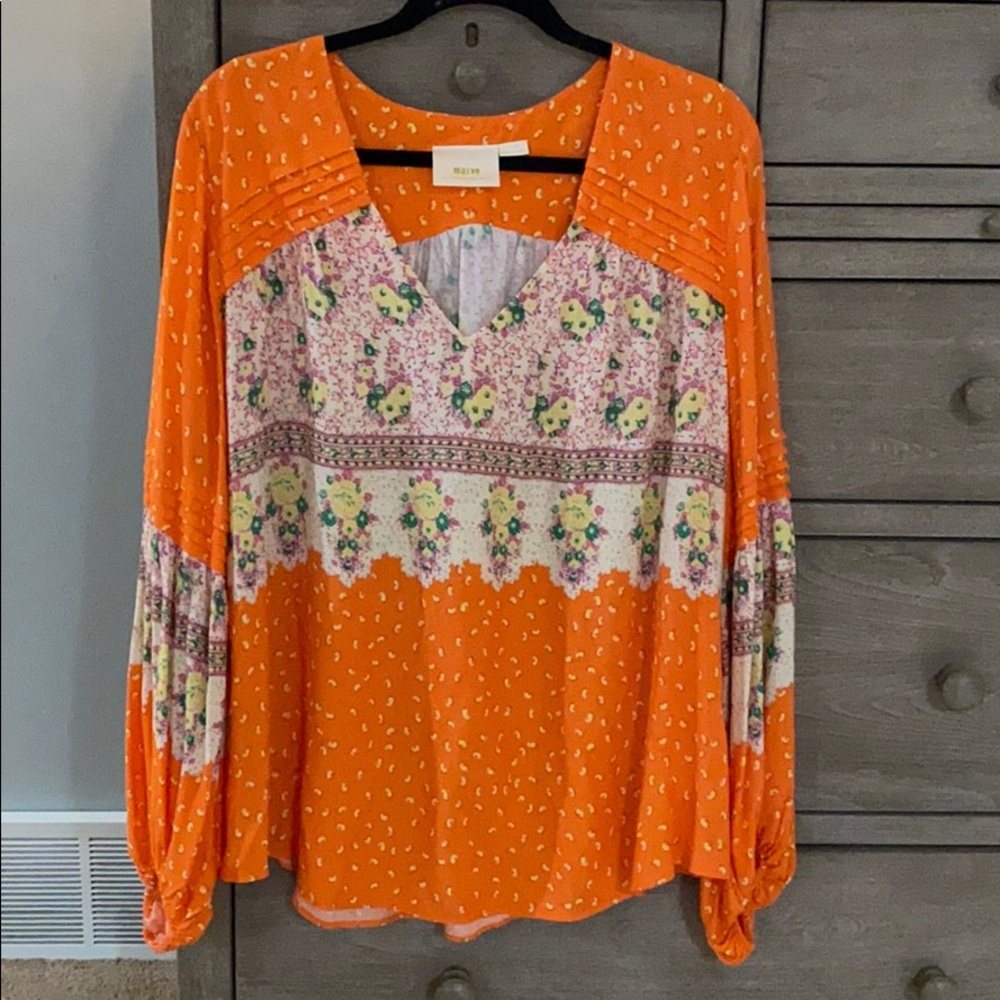 Anthropologie Blouse by Maeve Sz XL